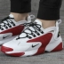 Giày nam Nike mùa xuân mới ZOOM 2K retro giày cũ chống trượt, thoáng khí giày đế thấp AO0269-107 - Dép / giày thường