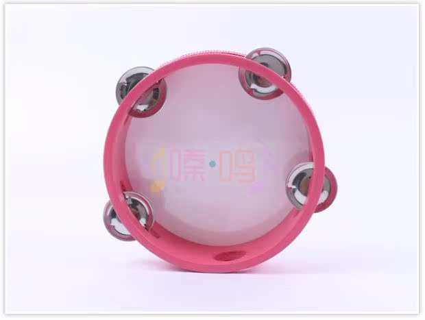 Phim hoạt hình tambourine Orff cụ giáo dục sớm đồ chơi giáo dục đồ chơi trống trống tambourine - Đồ chơi nhạc cụ cho trẻ em nhạc cụ mini