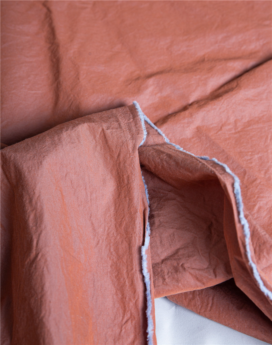 Original brand orders fabrics spring and autumn pure cotton retro shrimp red weaving high-density cotton fabric