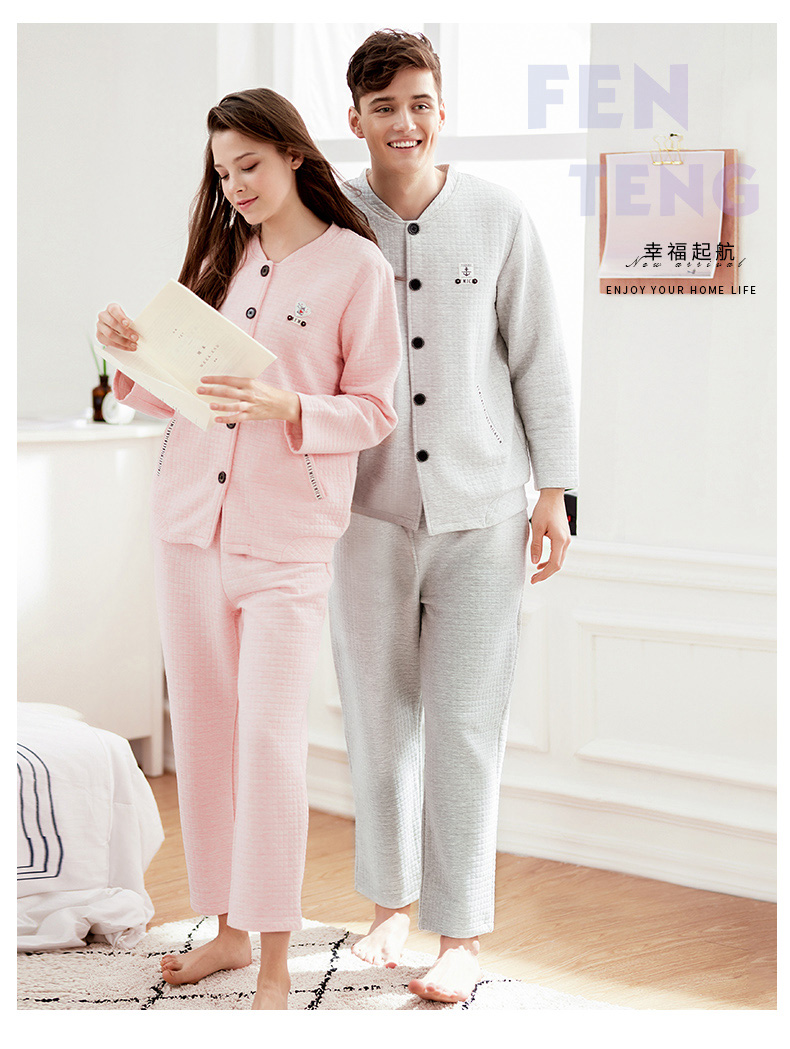 Pyjama mixte en Coton à manches longues - Ref 3004710 Image 6