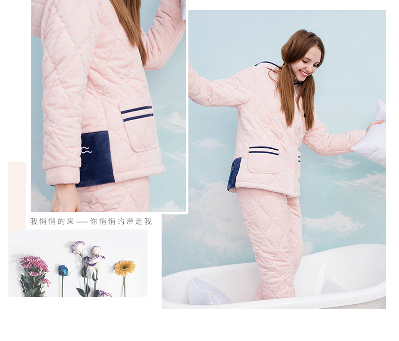 Pyjama pour femme à manches longues - Ref 2992080 Image 14