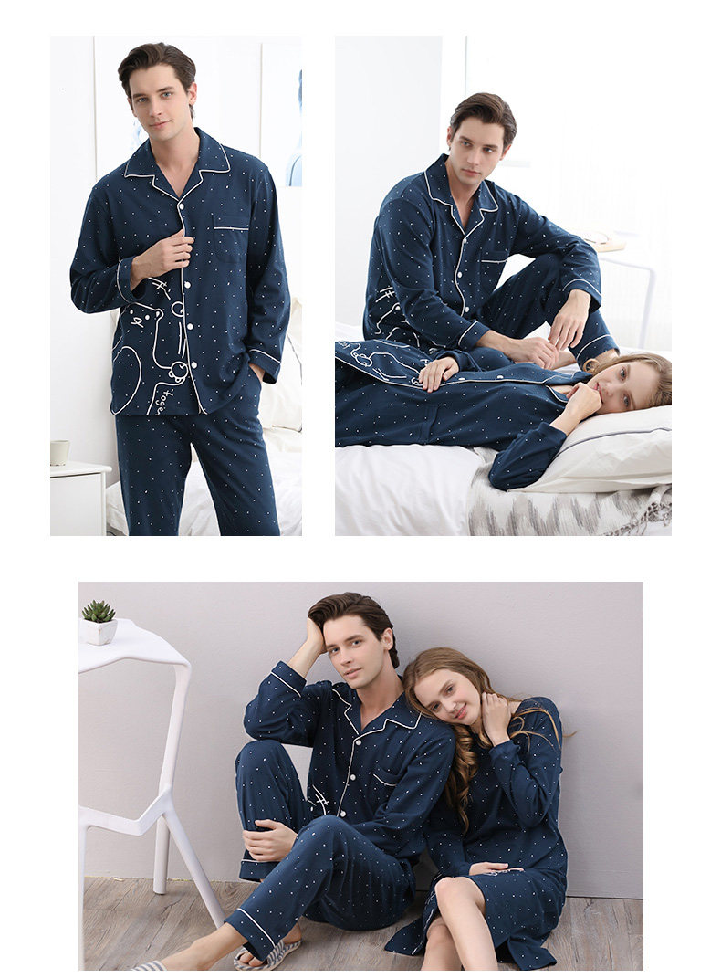 Pyjama mixte en Coton à manches longues - Ref 3004717 Image 11