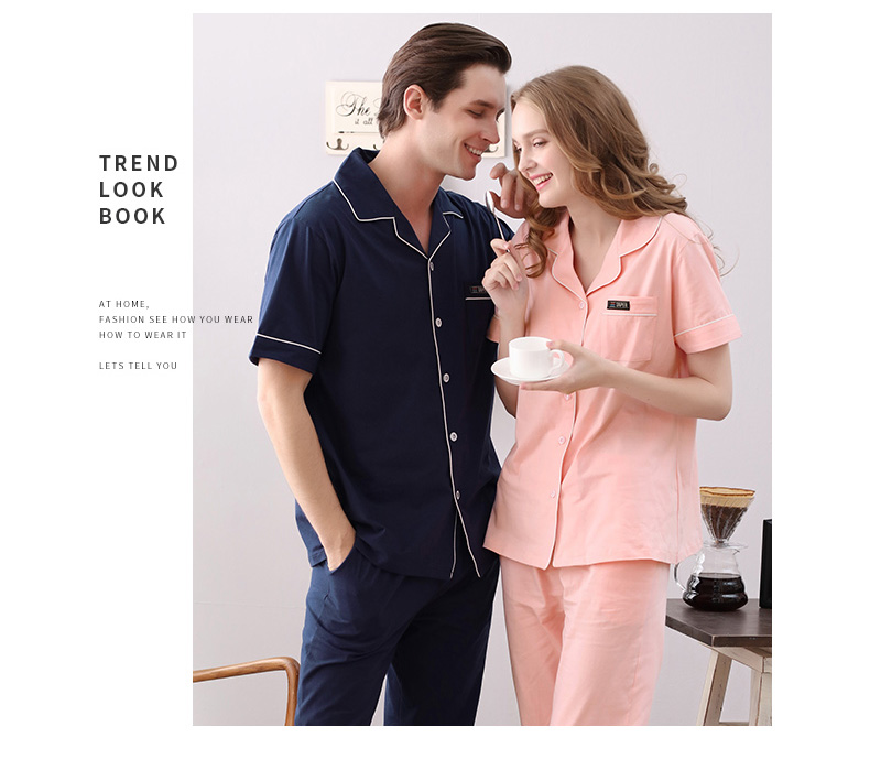 Pyjama mixte en Coton à manche courte - Ref 3004711 Image 16