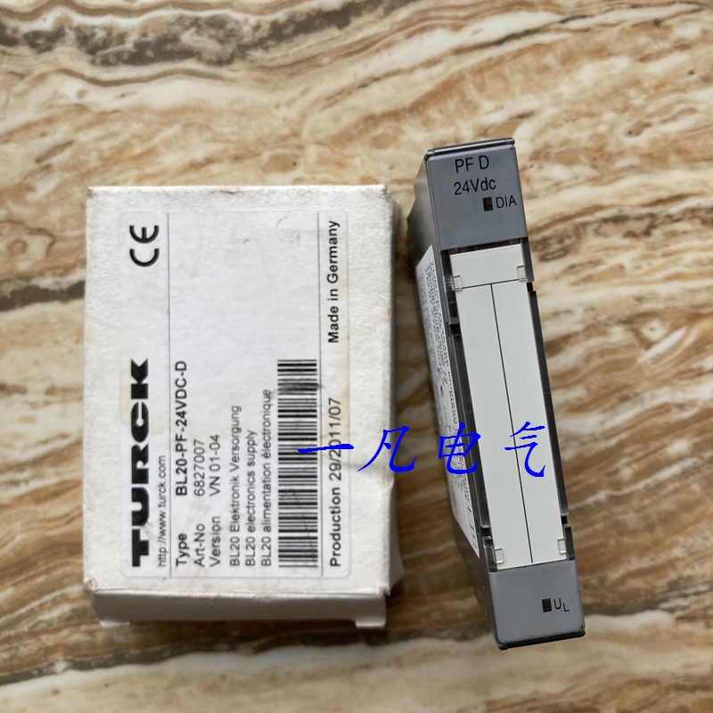 Original installation imported German Turk TURCK module BL20-PF-24VDC-D 6827007 RFQ