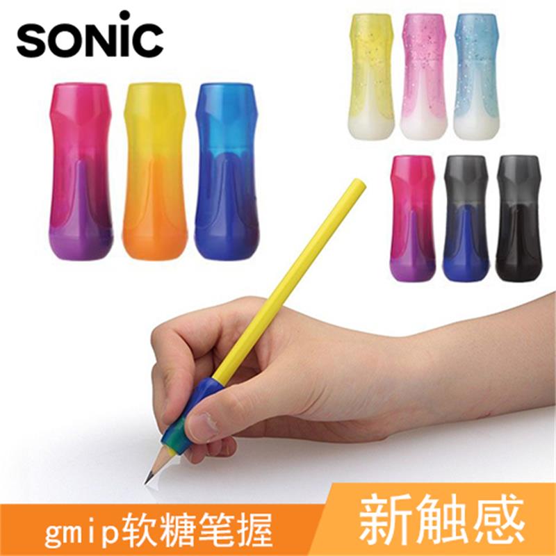 Japan SONIC Sonic) gmip) SK-485) color new touch correction grip pencil holder