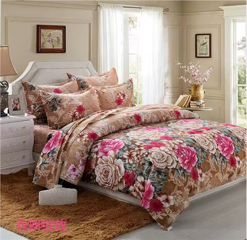 Chăn bông đơn 100% cotton cưới lớn tấm đỏ 200x230 chăn bông 180x220x240 vỏ chăn cotton