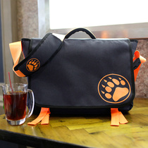 Design for bear value limited custom gift bag 15 inch shoulder computer satchel fashion trend bear claw print
