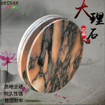 Granite Marble Courtyard Garden Antique natural Outdoor Villa Household tea table Sunset red stone table Stone stool