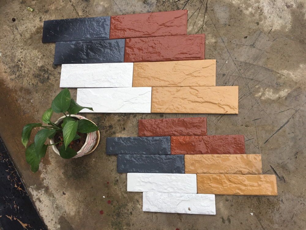 60 * 240 Outer wall tiles Rural self-built house Villa Outer Wall Brick and rugged Full Porcelain Through Body Anti Freeze Tiles 10 * 300