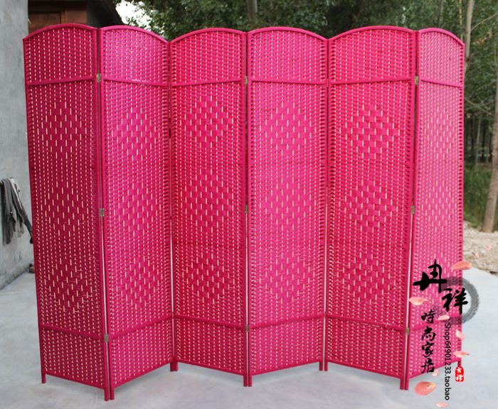 Wicker thân thiện với môi trường đan lát gỗ rắn rỗng đẹp hiên nghệ thuật màn hình phân vùng màn hình văn phòng phong cách mộc mạc - Màn hình / Cửa sổ vách ngăn cầu thang bằng gỗ