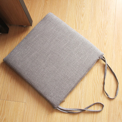 ການຂົນສົ່ງຟຣີຈີນເກົ້າອີ້ linen cushion fabric Square ທີ່ທັນສະໄຫມງ່າຍດາຍສີ່ລະດູການໃນເຮືອນຮ້ານອາຫານເກົ້າອີ້ບ່ອນນັ່ງ cushion