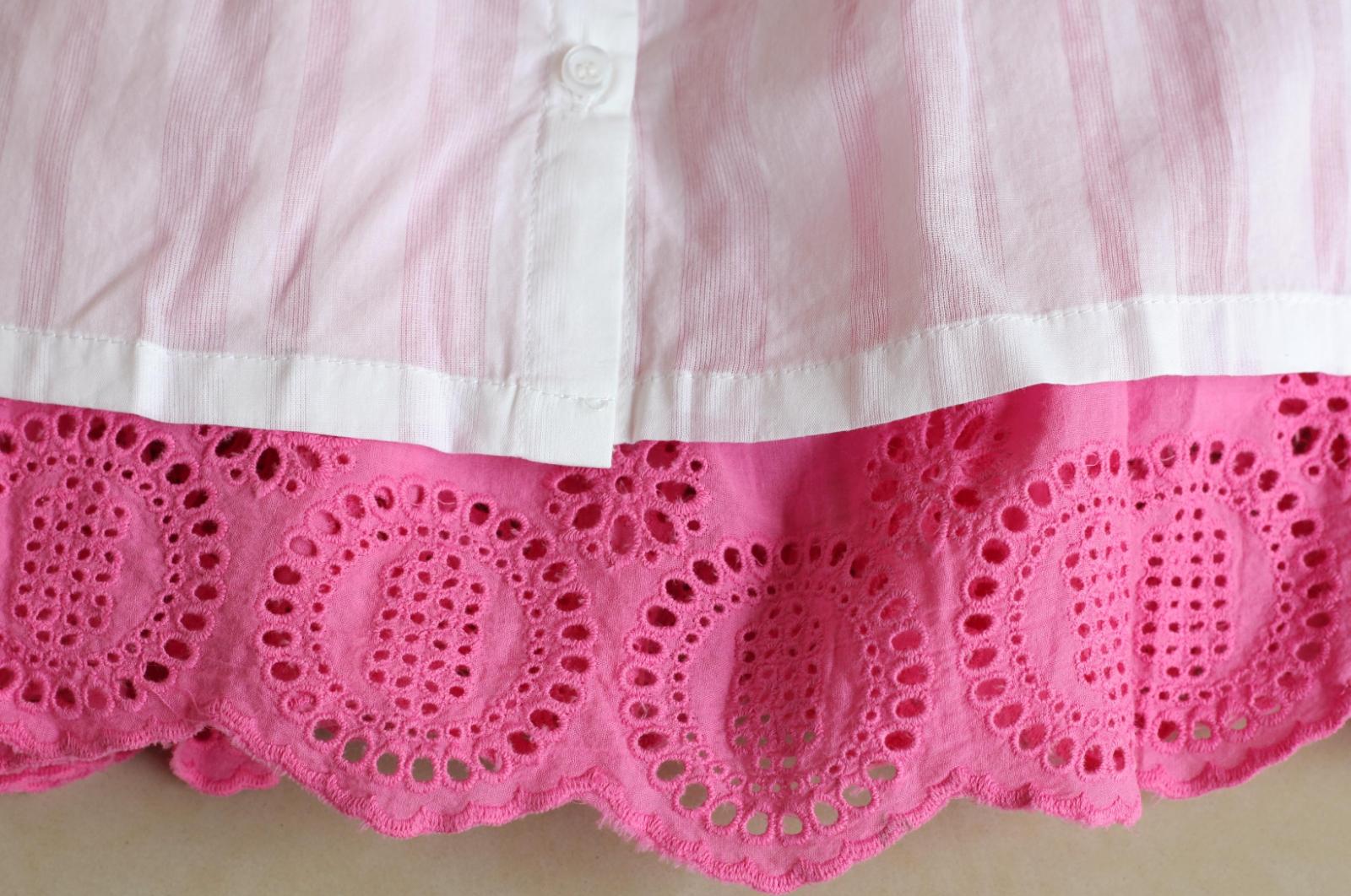Chemise fille à manche longue en lin - Ref 2084572 Image 15