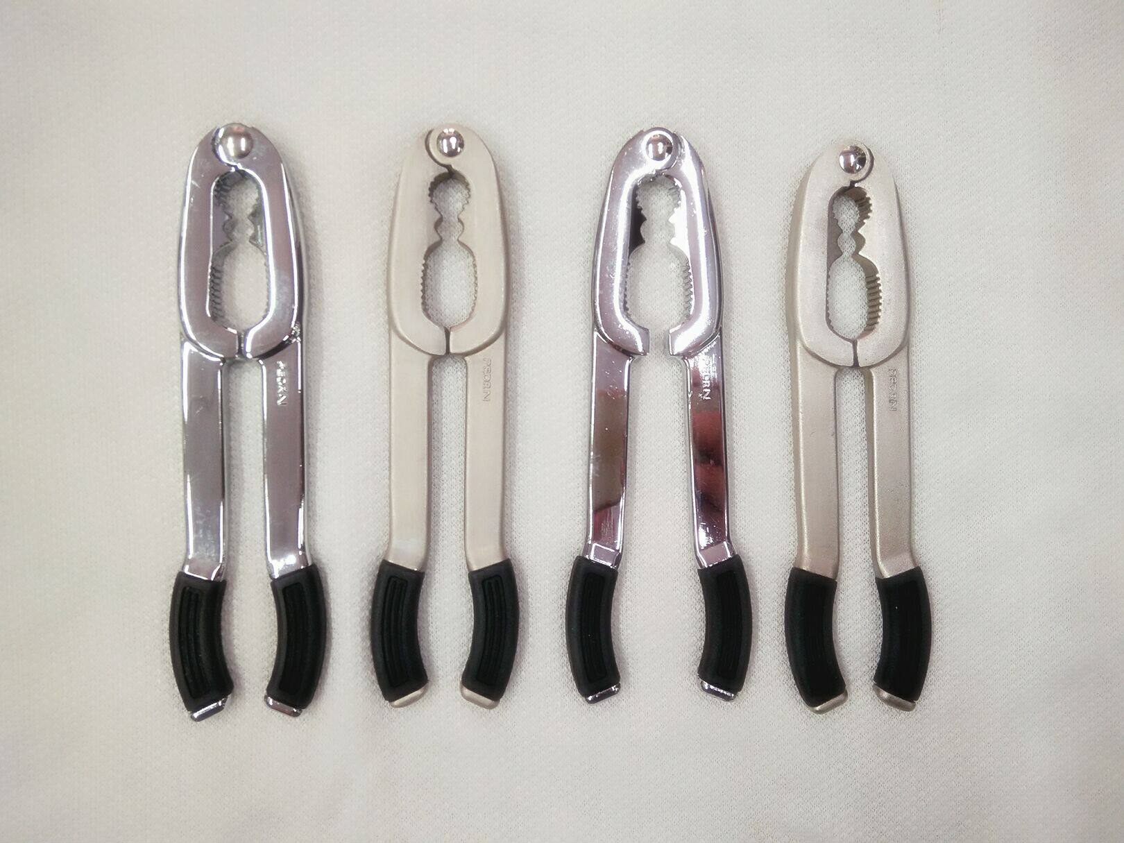 Russian multi-functional zinc alloy stainless steel pine nut pliers pecan clip nut pliers hazelnut pine nuts