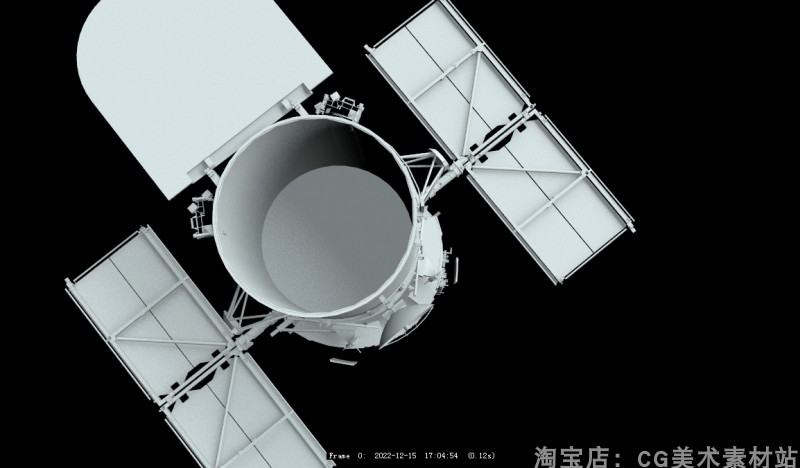 图片[10]-Blender/C4D/MAX/FBX宇宙天文美国NASA哈勃太空望远镜3D模型素材-cg男孩