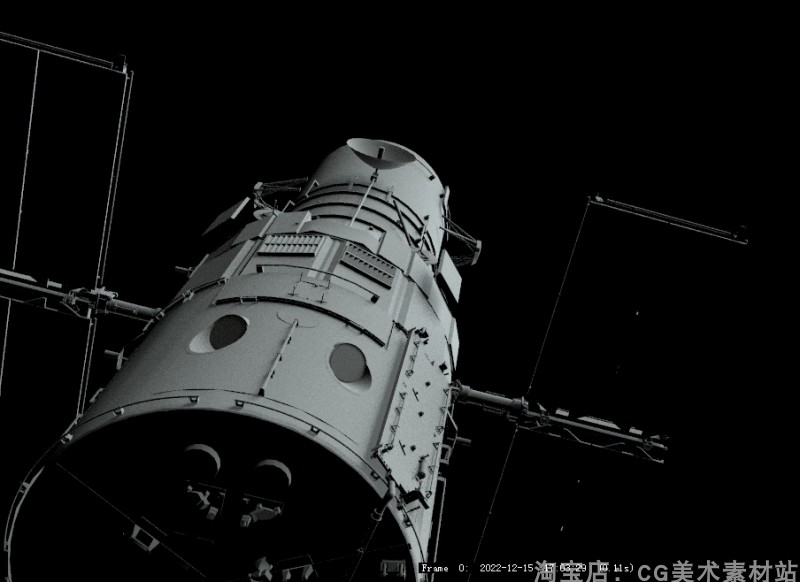 图片[7]-Blender/C4D/MAX/FBX宇宙天文美国NASA哈勃太空望远镜3D模型素材-cg男孩