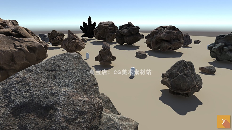 图片[6]-Blender/C4D石头石块山体山崖自然地形岩石3D模型素材-cg男孩