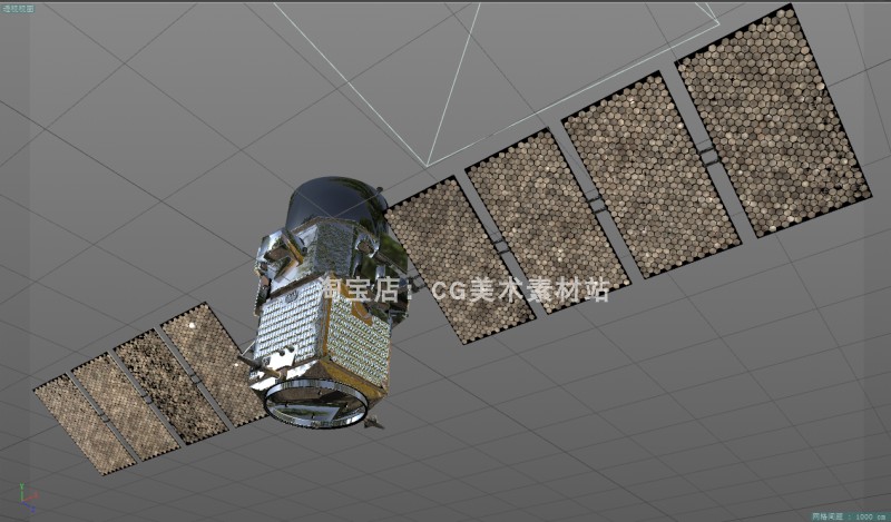 图片[3]-【Blender/C4D太空宇宙探索飞船美国NASA红外观测卫星3D模型素材】-cg男孩