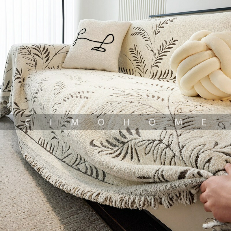 CIMO утолщенное диванное полотенце, синелевый чехол для дивана, тканевая подушка, осенне-зимняя плюшевая защита от кошачьих царапин, чехол для дивана, одеяло