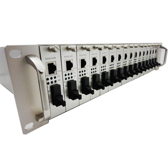 16 MOUTH RACK FIBER TRANSCEIVER one thousand trillion SINGLE MODE SINGLE CORE CONVERTER ALUMINUM MILKING MATERIAL FRAME BOX WIDE ELECTRIC CLASS 1 SLEEVE