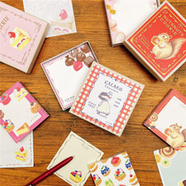 蘑菇屯 日本进口 古川纸工下午茶美食系列便签 书写留言便条 卡片