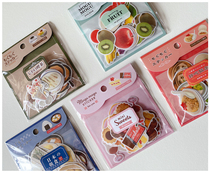 Mushroom Tun imported from Japan Crux gourmet sticker pack bread fruit dessert Japanese meal delicious