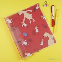 Mushroom Tun Japan Coco Sauce Girl two holes loose sheet This leather concealed button detachable notepad folder B5