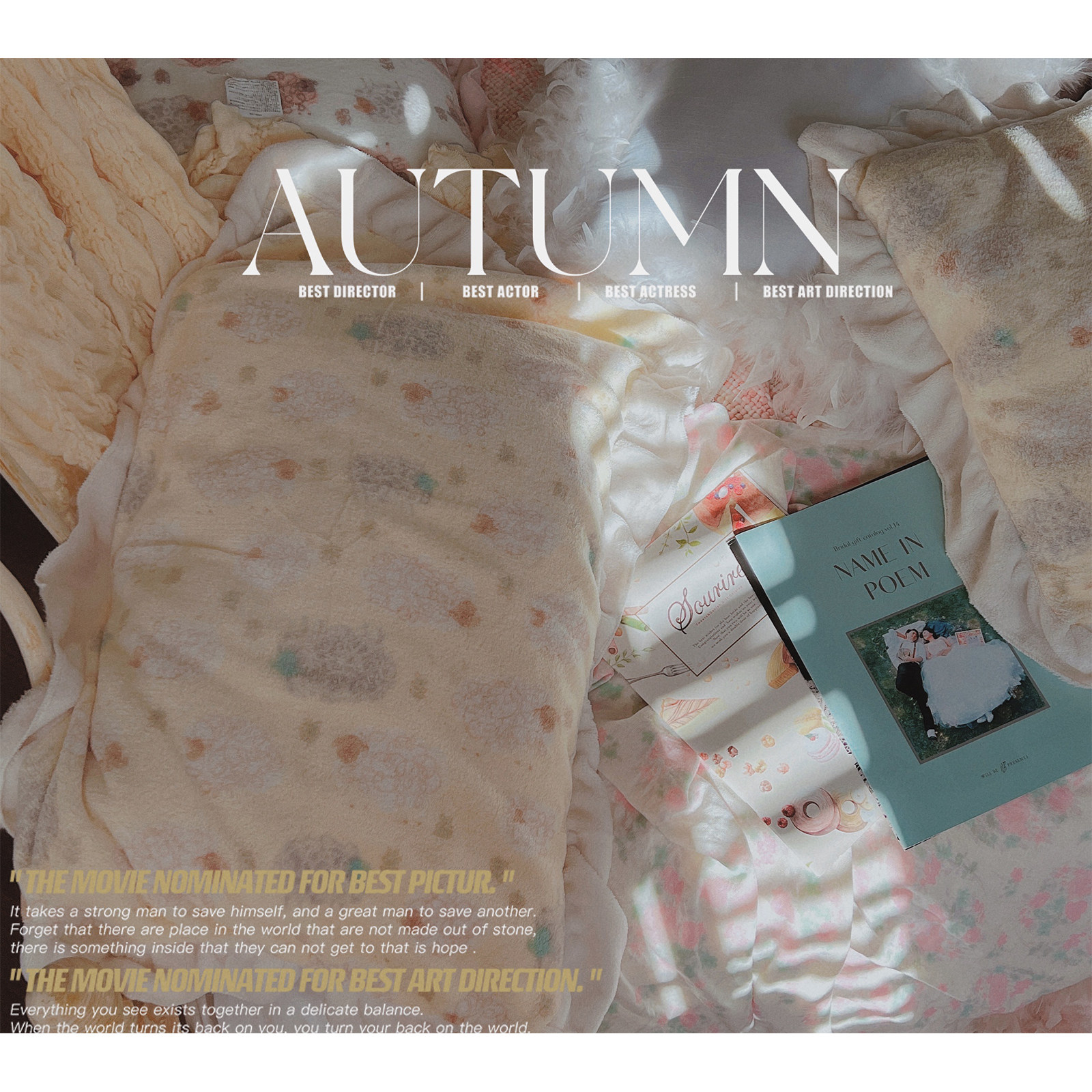 Cute lamb autumn and winter plush pillowcase single warm single household 73*42cm lotus leaf pillowcase