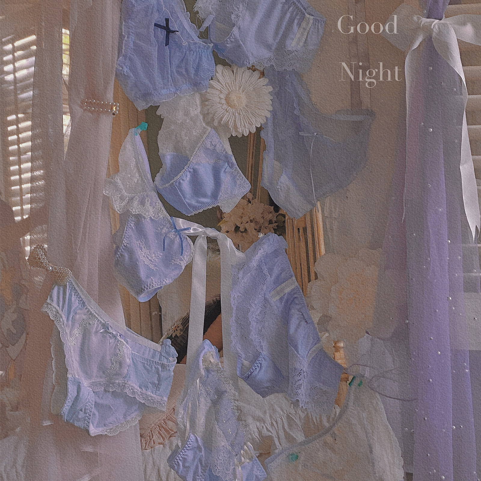 (Mint Blue Green Ice Sand) Teenage Girl Lace Pants Day Department Pure Desire Cute Thin-Breathable Lady Pure Cotton Crotch