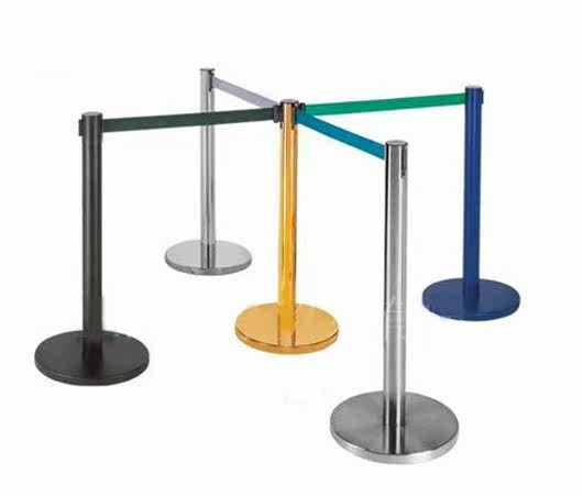 One meter line railing seat isolation belt guard railing guard fence bank queuing column stainless pole telescopic belt