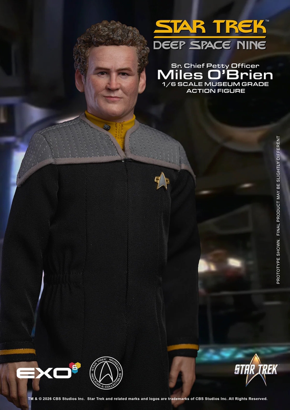 Exo-6 Star Trek 1/6 O'Brien Figure Officially Licensed