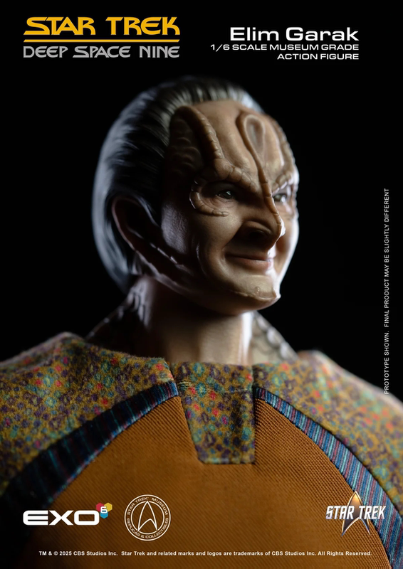 Exo-6 Star Trek 1/6 Scale Action Figure Elim Garak Officially Licensed and in Stock