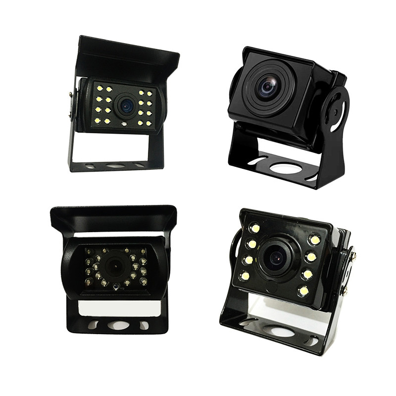 The large truck bus reversed image HD night vision camera 12V24 driving recorder universal waterproof