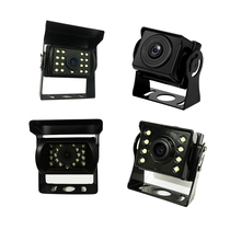 Large truck bus backing image HD Night vision camera 12V24 wagon recorder universal waterproof