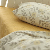 Retro Nordic brief Chopped Flowers Fruit All Pure Cotton Cloth Ordering to make a single kit Quilt Cover Bed Linen Pillow Pillowcase