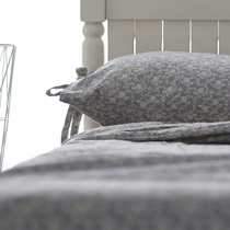 Japan-style rose meritocratic pure cotton cloth customized to make bed linen bedcover pillowcase pillowed butterfly knot strap j
