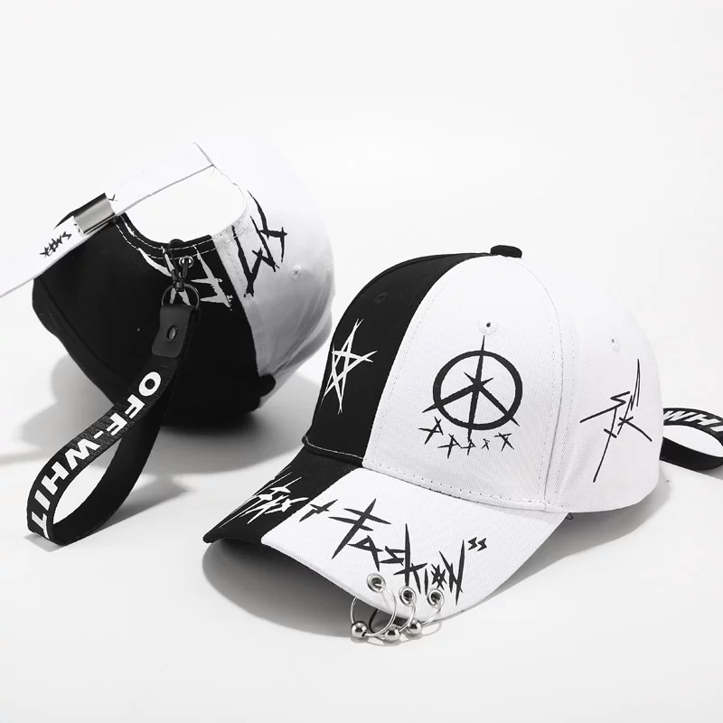 Трендовая кепка, бейсболка для студентов в стиле хип-хоп, корейский стиль, гусиный пух