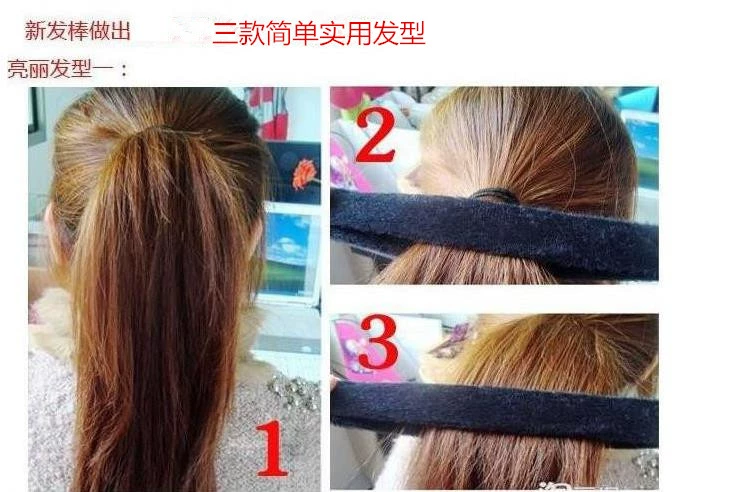 Phiên bản tiếng Hàn của món thịt viên đầu tóc nhân tạo hoa nụ đầu tóc styler món ăn dụng cụ tóc - Phụ kiện tóc