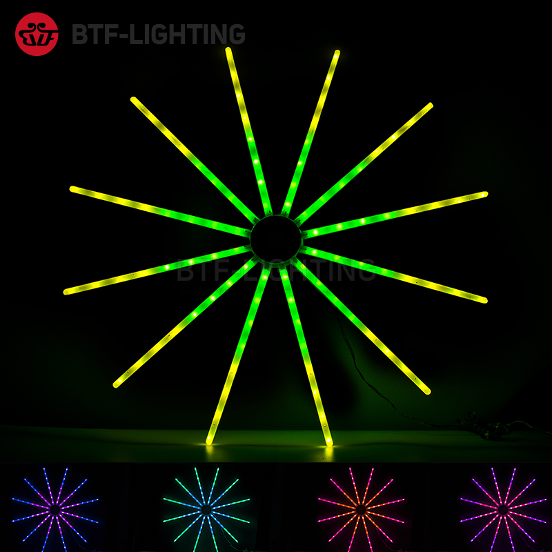 LED windmill fireworks ornamental light USB connector Full-Carnivals indoor and outdoor waterproof easy to install patio with remote control decorative lamp