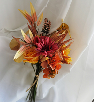 ins wind retro autumn color series rose hand holding flower wedding emulation flower photo props sun flower home placement