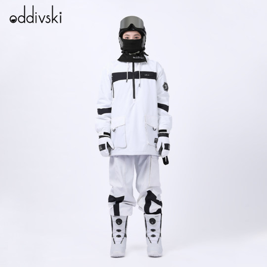 oddivski ski clothing women's suit waterproof and warm women's single and double board niche ski clothing and pants full set of equipment