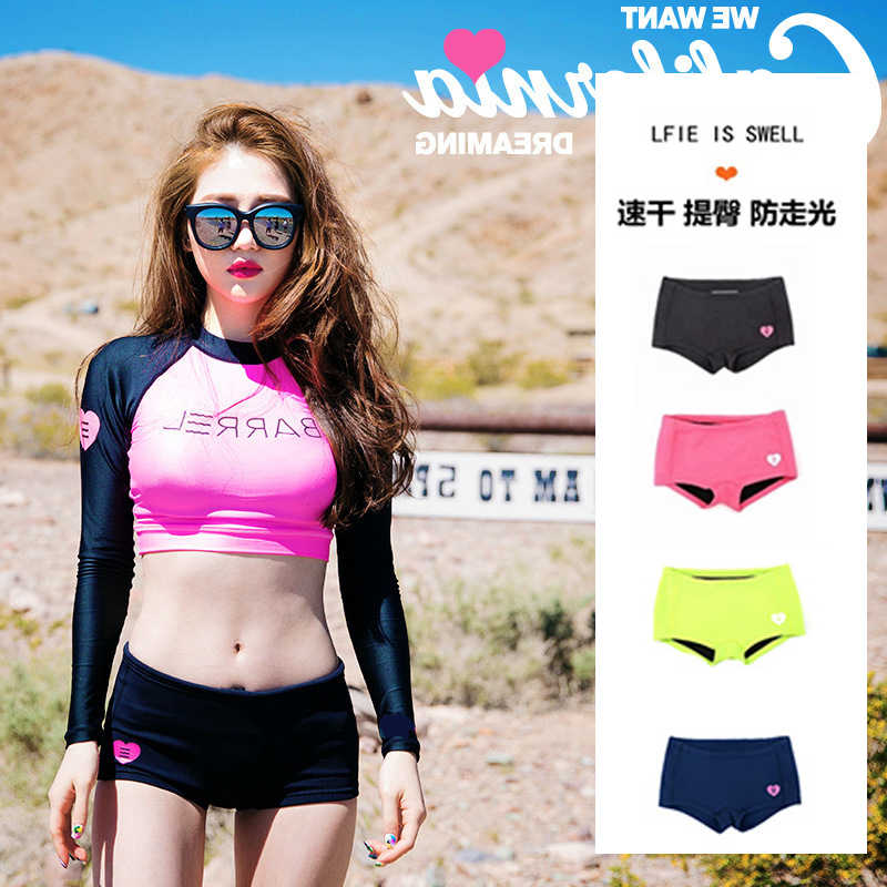 Korean wetsuit boxer briefs female thin quick-drying air sunscreen snorkeling suit Jellyfish shorts amphibious