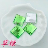 25x25 мм без отверстий, с плоским дном, акриловые квадратные стразы Meiyi, сделай сам, вспышка, алмазный декоративный материал