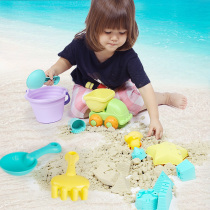 Childrens bath beach toy soft rubber play water cart Boy girl Little yellow duck shampoo cup Baby sprinkler pot set