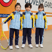 Kindergarten Garden Clothing Autumn Winter Suit Children Submachine Clothes Class Clothing Three Sets Elementary School Children School Uniforms Sports College Wind