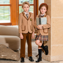 Primary School Student Yinglun College Wind School Suit Spring Autumn Kindergarten Garden Uniform Performance Performance Clothes Childrens Class Clothing Customisation