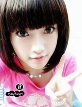  New special offer Ladyboy cross-dressing CD Jiang Jie wig Short straight hair Male dress female student head