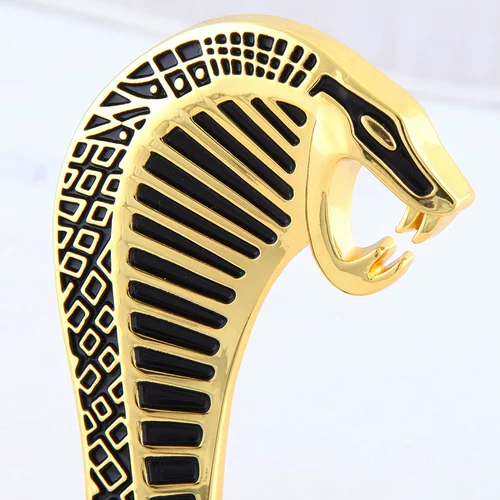 多贝特 Модифицированная автомобильная наклейка металлические очки змеи