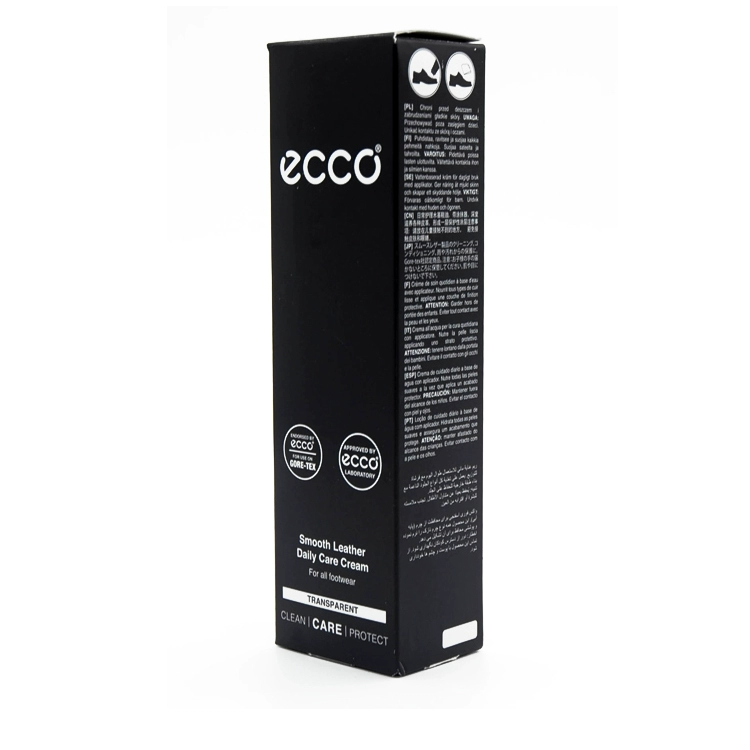 ECCO Love Stepper Oil Light Da Chăm sóc đặc biệt Giày Dầu bảo trì Đen Trong suốt Không màu 9033300 Điểm trong nước