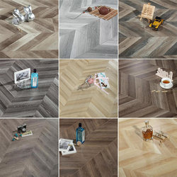 Fishbone 12mm laminate flooring factory direct European art Abrasion Resistant For Home bedroom Shanghai installation