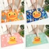 Chính hãng Little Yellow Duck Fail nhung Velvet Cửa dày Thảm phòng tắm gia đình Hấp thụ thảm chống trượt Thảm cửa phòng ngủ - Thảm sàn